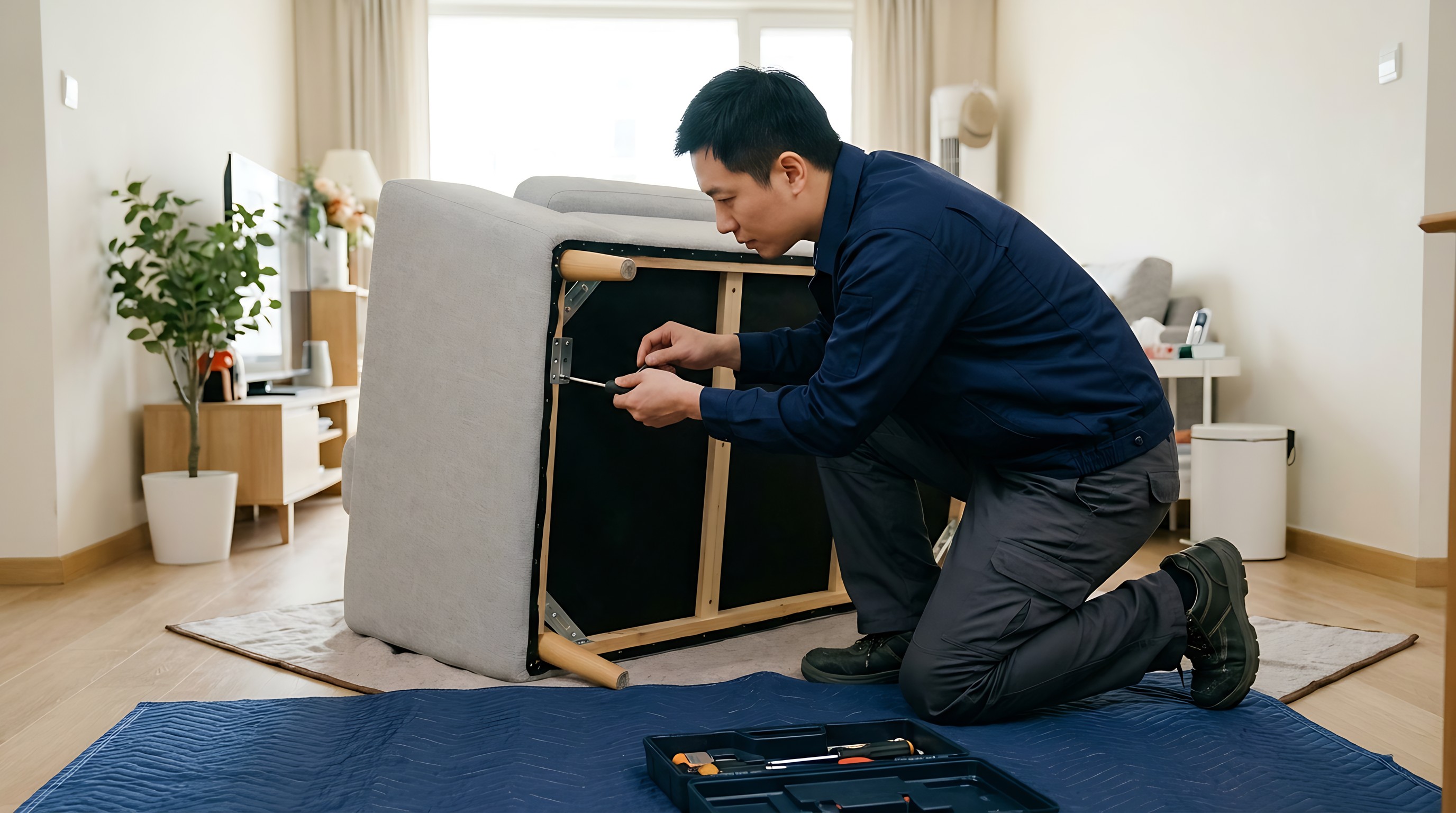 家具安装服务示意